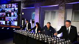 טקס המוסדות הלאומיים במלאת 30 שנה למלחמה בעזה, לזכר הנרצחים והנופלים, צילום: יוסי זליגר